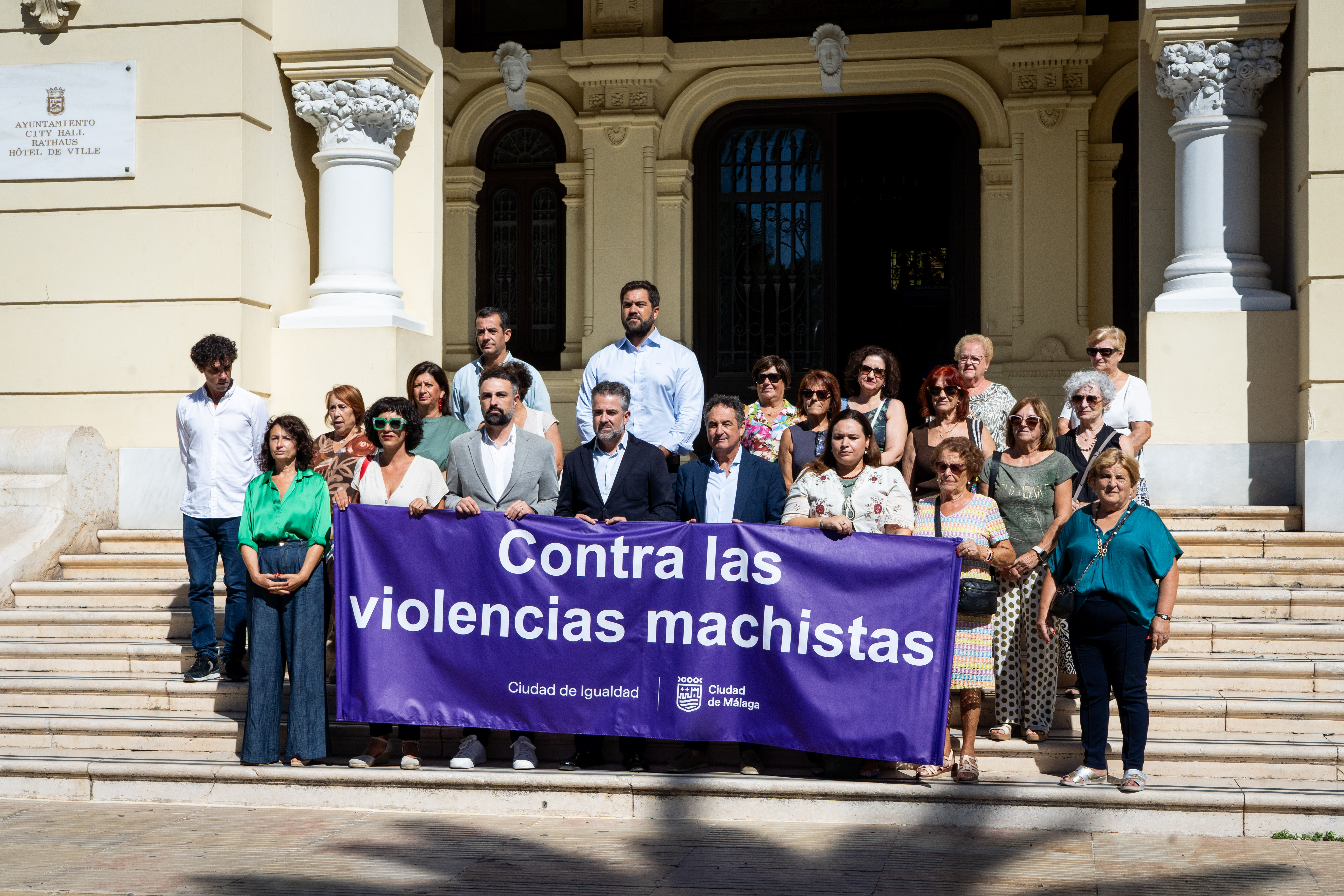Imagen del minuto de silencio