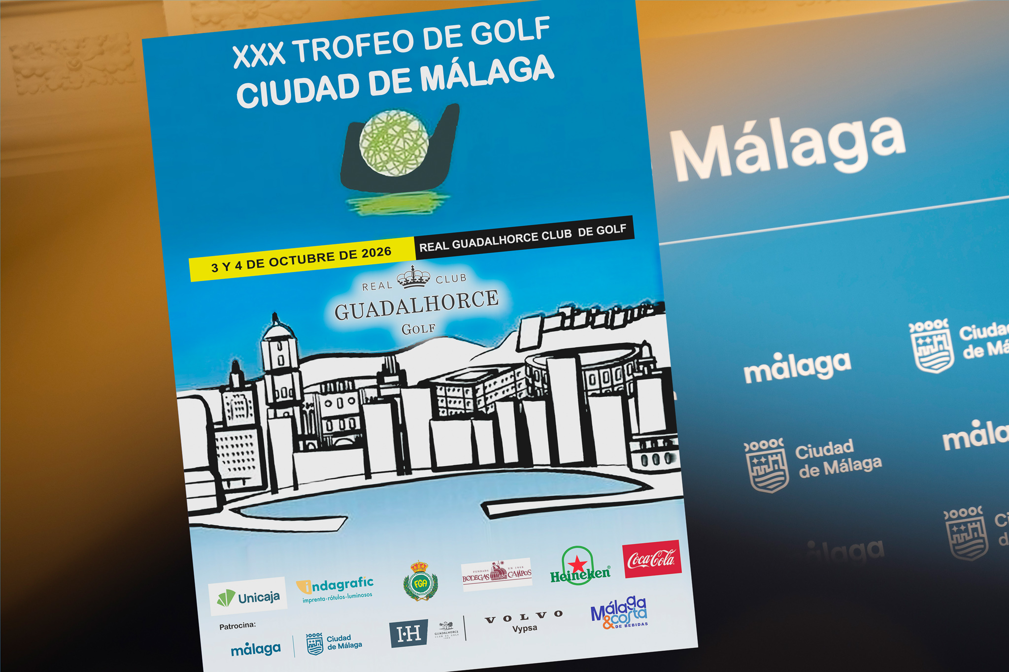 El Ayuntamiento presenta el XXX Trofeo de Golf ‘Ciudad de Málaga’, que se celebrará en el Real ...