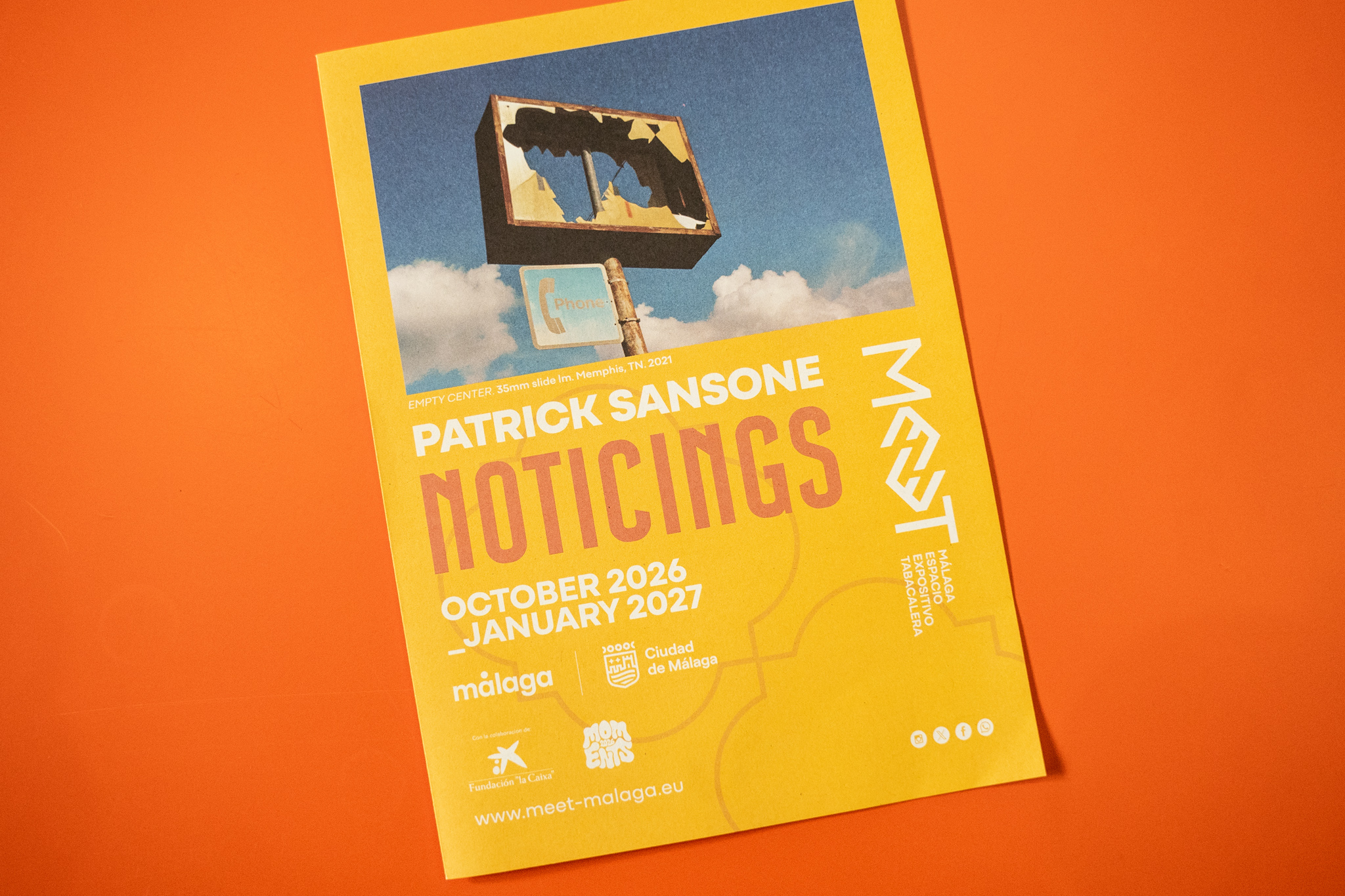 El MEET presenta la exposición ‘Noticings’, del fotógrafo y músico Patrick Sansone (Abre en ventana nueva)