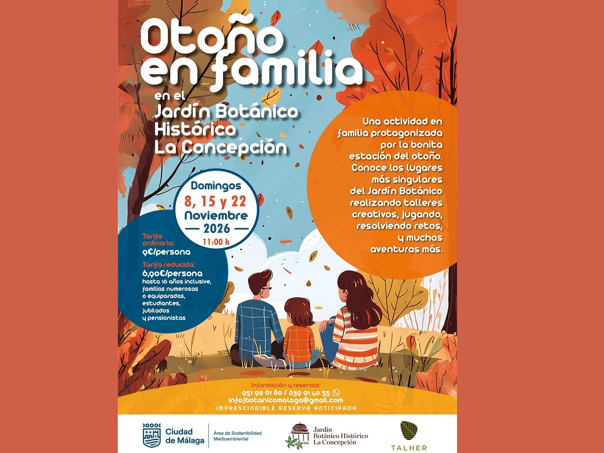 Actividades familiares de otoño en La Concepción. Noviembre 2026