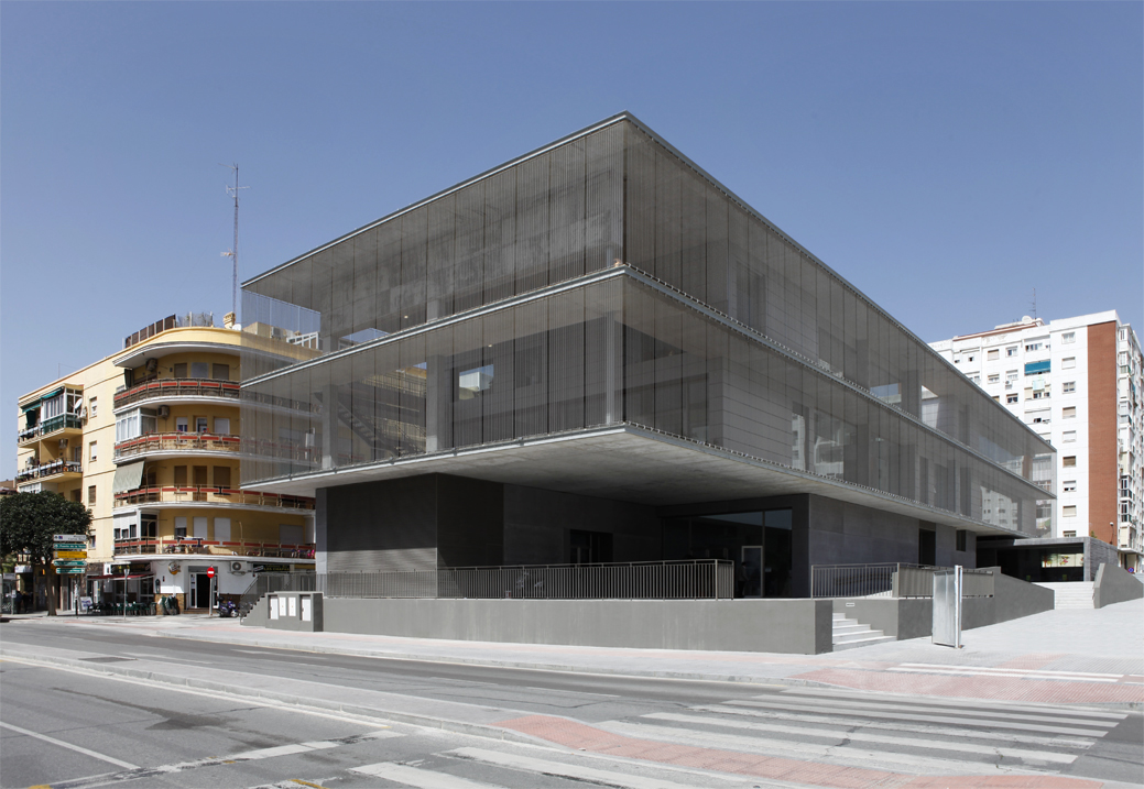 a picture of the municipal library of malaga better known as biblioteca municipal de malaga 