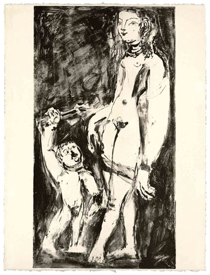 VENUS Y EL AMOR (SEGÚN CRANACH) (SEGUNDA VARIACIÓN)